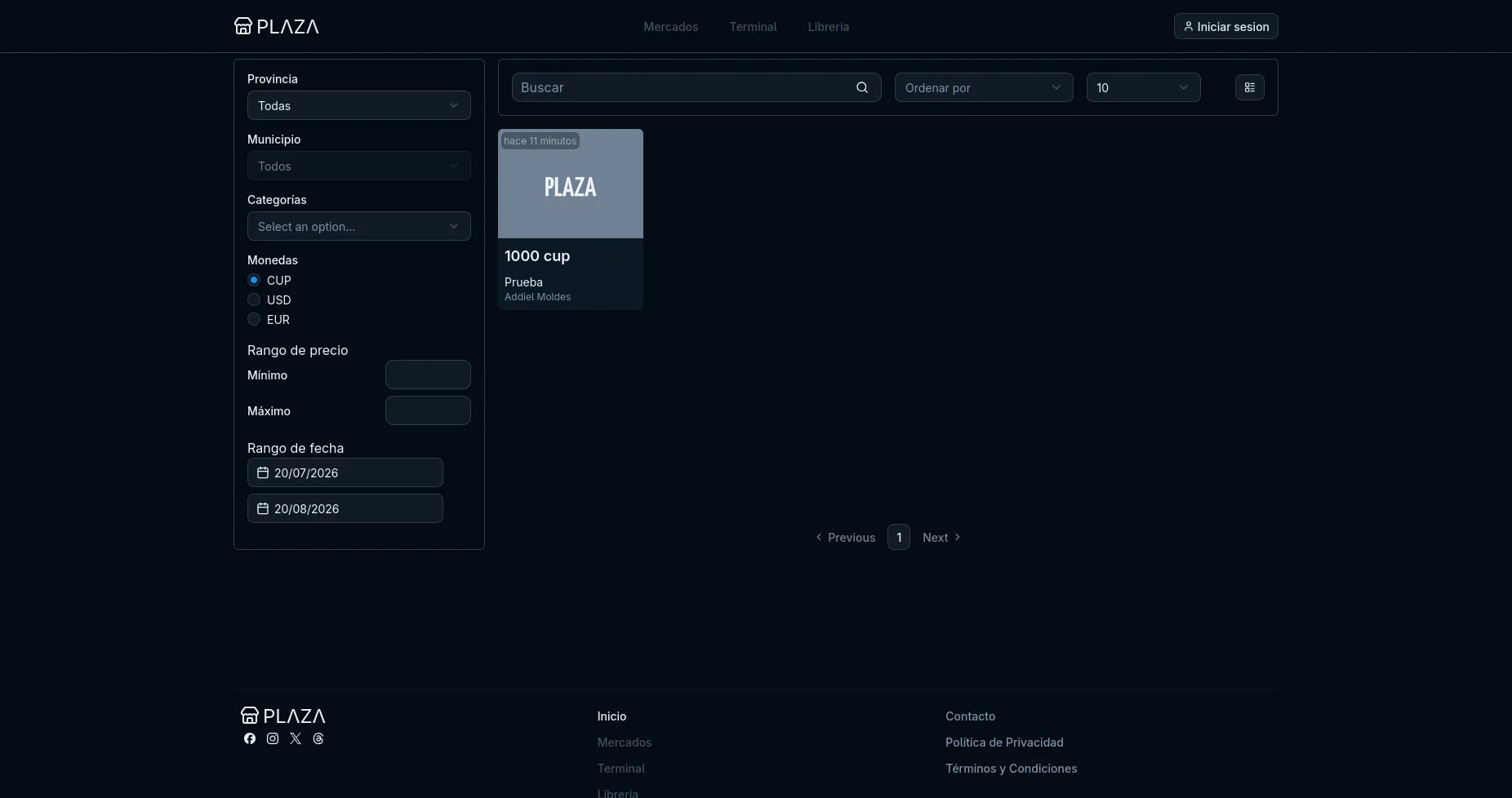 Plaza — project visual